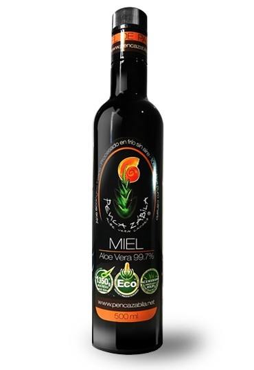 Jugo Aloe Vera + Miel de Palma Gomera 500ml Penca Zabila