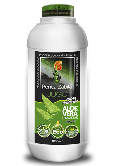 Jugo Puro Fresco ecologico de Aloe Vera 1 litro